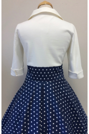 Kosilove saty s puntikatou sukni