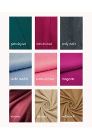 Vlněný kabát se širokým límcem – detail modelu