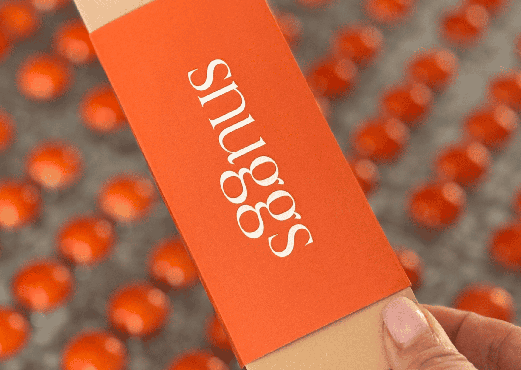 Oranžová kolekce pralinek pro Snuggs