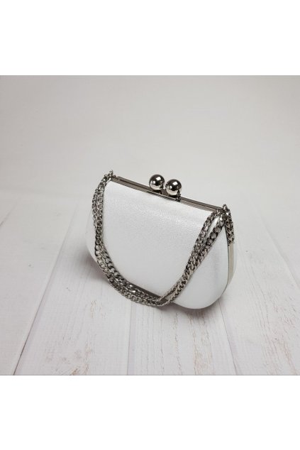27326 strieborna trblietava kabelka