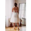 17556 3 biele tylove midi saty