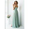 24930 3 zelene tylove trblietave saty