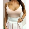 Púdrový top s tenkými ramienkami (Velikost UNI)