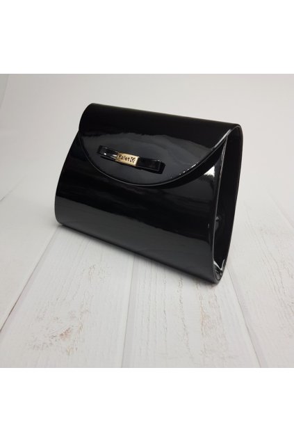 18162 cierna lakovana kabelka