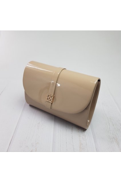 18519 hneda lakovana kabelka