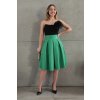 Zelená áčková krátka sukňa (Méret 4XL)