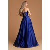 Modré spoločenské šaty (Méret L)