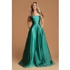 Tyrkysové spoločenské šaty (Méret L)