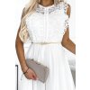 Biele krátke šaty s tylovou sukňou (Méret UNI)