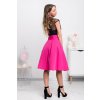 Cyklámenová áčková krátka sukňa (Méret 4XL)