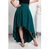 Smaragdová asymetrická sukňa (Méret 4XL)