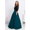 Smaragdová dlhá sukňa (Méret 4XL)