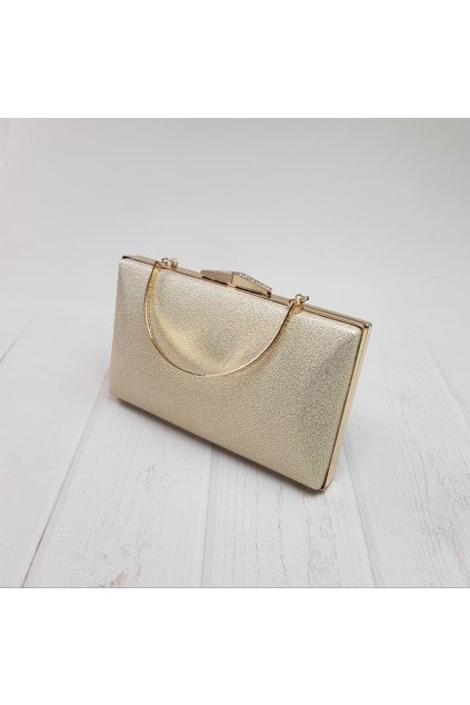 Zlatá trblietavá kabelka
