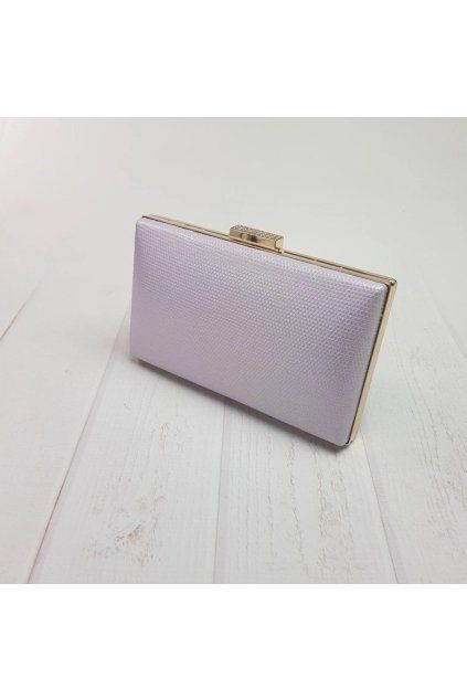 Fialová trblietavá kabelka