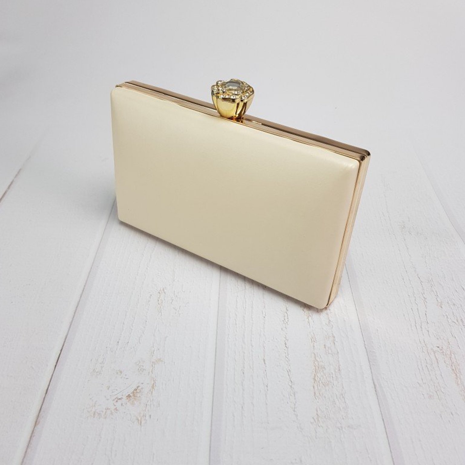 Krémová matná kabelka