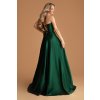 Smaragdové spoločenské šaty