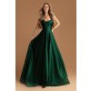 Poškodený tovar - Smaragdové spoločenské šaty