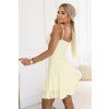 Žlté krátke šaty