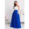 Modrá dlhá sukňa