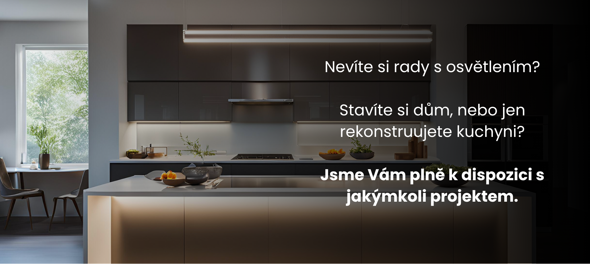 osvětlení kuchyň