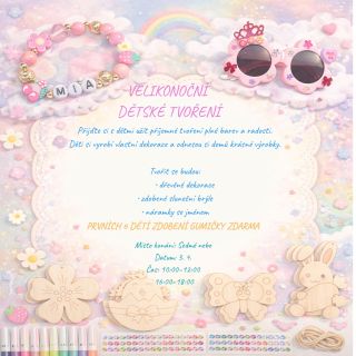 🐰✨ TIP NA PROGRAM PRO DĚTI! ✨🐰 Hledáte pro děti krásné tvoření, kde si vyhrají, zabaví se a ještě si odnesou něco...