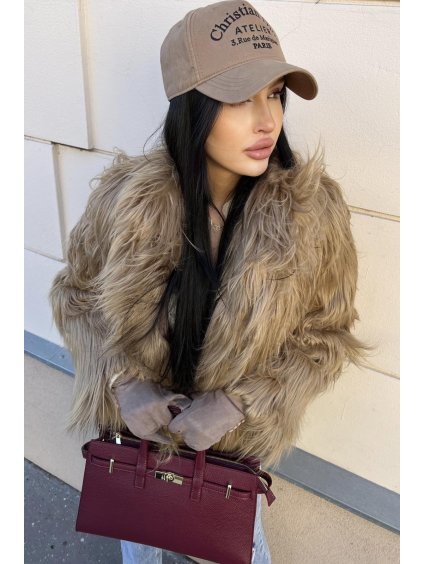 Hnedý kožuch DEBORAH