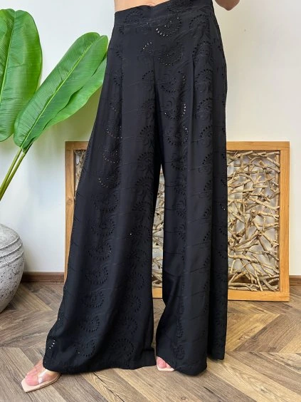 Madeirové čierne nohavice LA MUSE