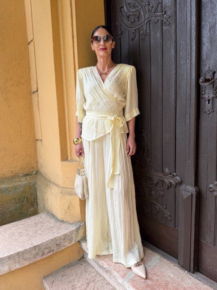 Smotanová blúzka CLARRITA