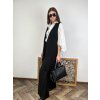 Dlhá čierna vesta AMALA