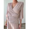 Púdrová zavinovacia tunika ROSA