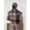 Oversize károvaná vesta BLAIR