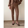 Hnedé cigaretové nohavice VENEZIA