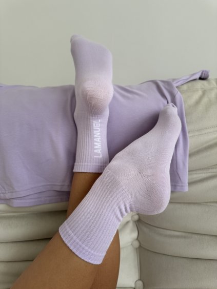 Dámske fialové ponožky