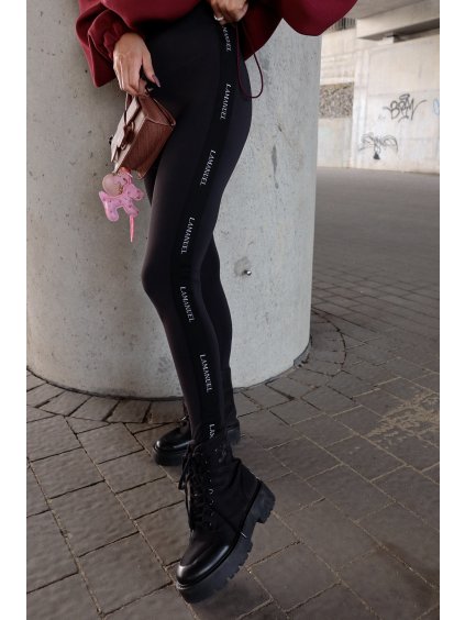 Dámske tvarujúce lycrové legíny VERSION čierne