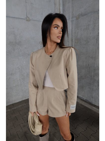 Dámske elegantné šortky SPECTRUM béžové