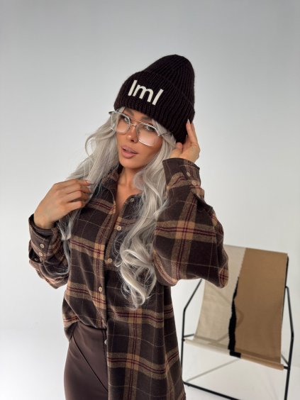 Zimná čokoládová čiapka POLAR