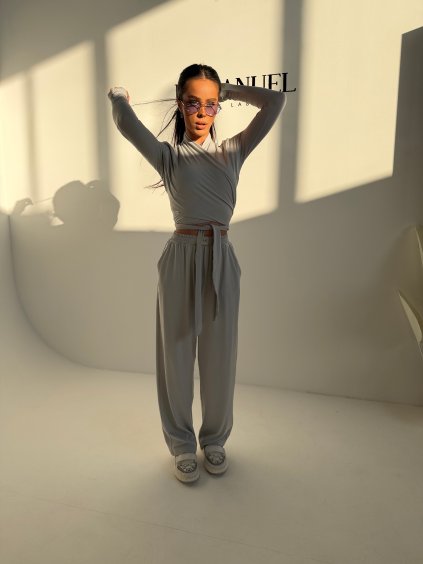 Voľné nohavice NOISE - sivomodré  kolekcia NOISE