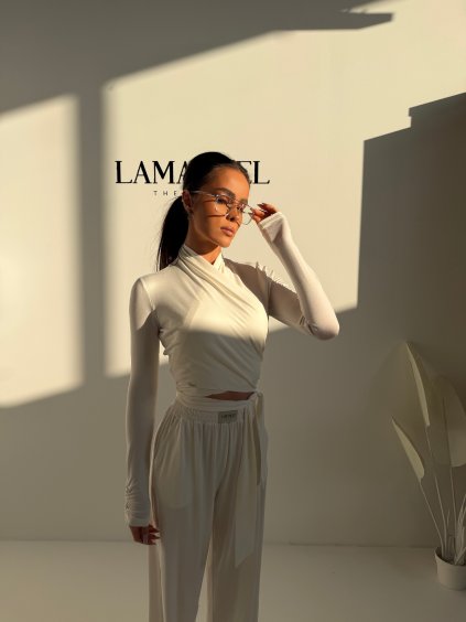 Voľné nohavice NOISE - biele  kolekcia NOISE