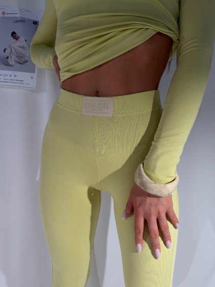 PRIME Schlagleggings – Zitronengelb