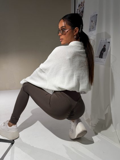 Hnedé tvarujúce legíny SPEED