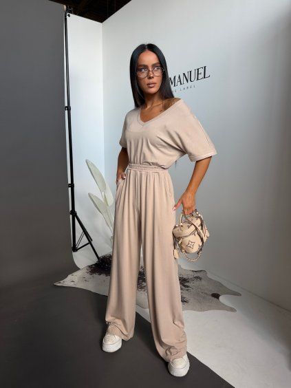 Béžový overal BLUSH