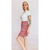 Dámska kvetinová sukňa Flower