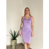 Sieťované šaty 2v1 Lila