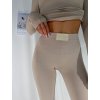 Dzwonowe legginsy PRIME beżowe