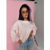Dámska oversized mikina ADORA - pudrová