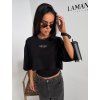Variabilní crop top se zavazováním PEROLA - černý