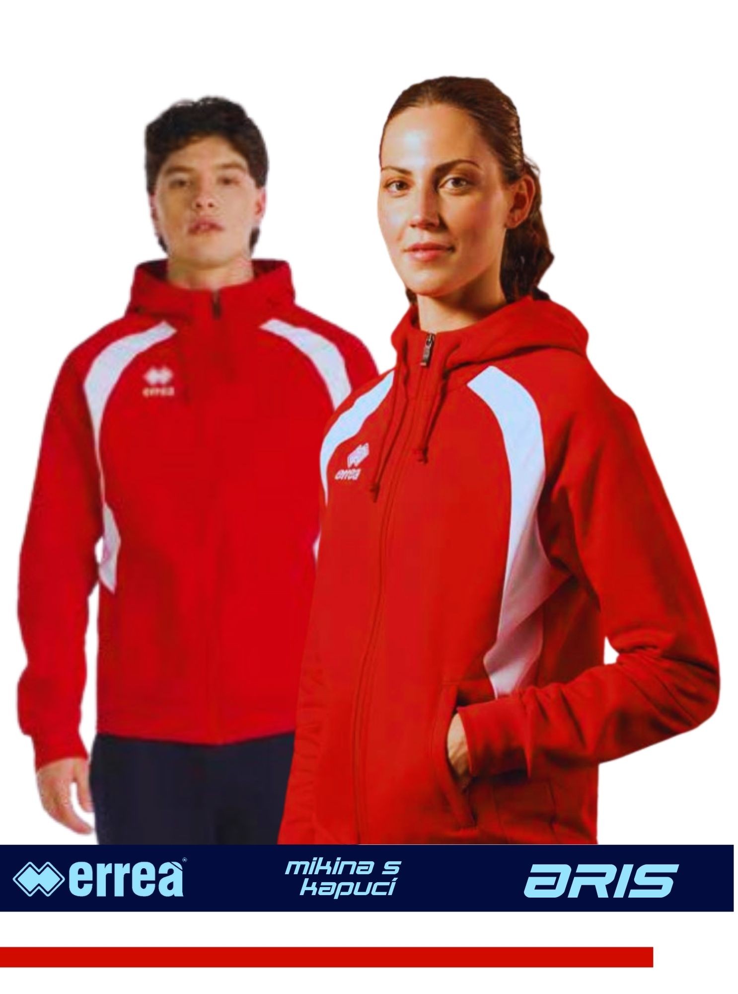 ERREA ARIS Mikina s kapucí a
