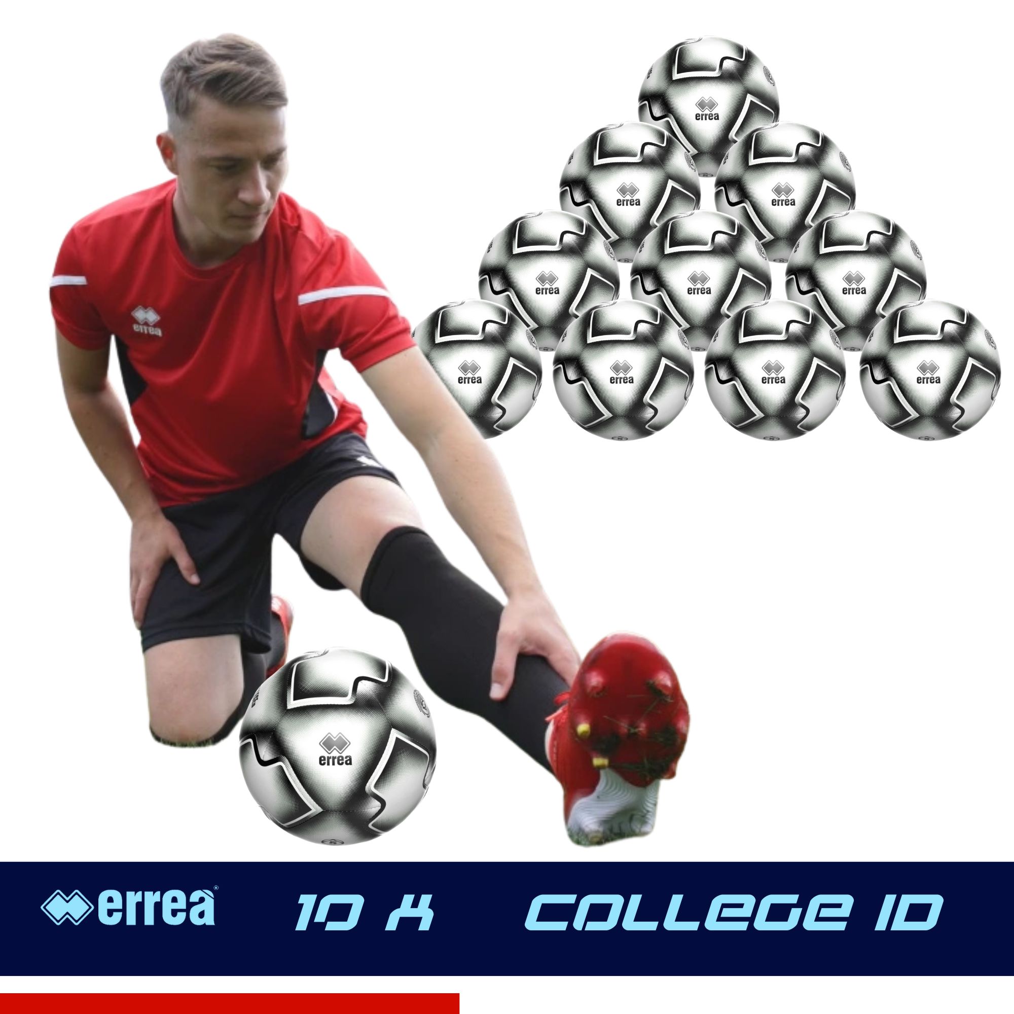 ERREA COLLEGE ID 10 x tréninkový míč pro mládež