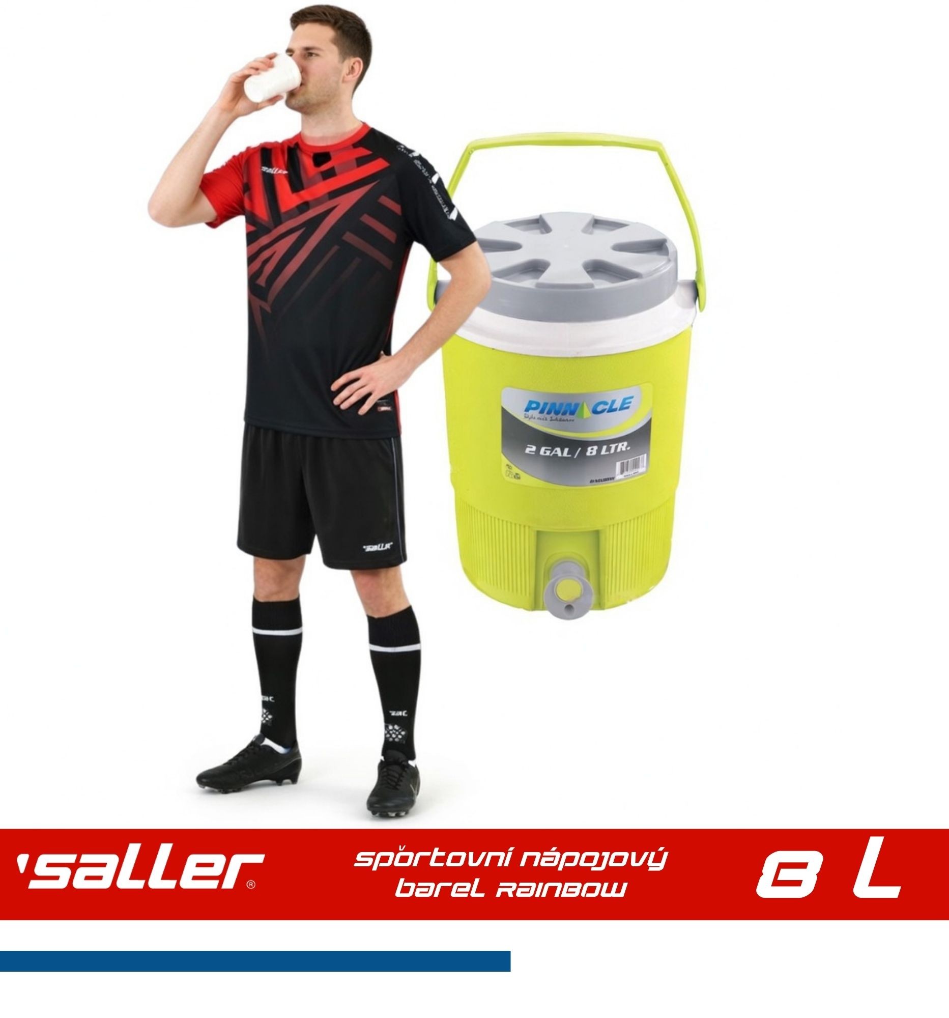 Sportovní nápojový barel RAINBOW 8 l – výprodej