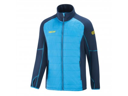 hybridjacke sallerstorm hellblau marine frontalansicht